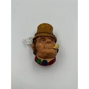 Vtg "Bossons England 1969 PADDY THE IRISHMAN" Wall Hanging Chalkware Head